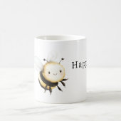 Cute Bee Happy   Kaffeetasse (Mittel)
