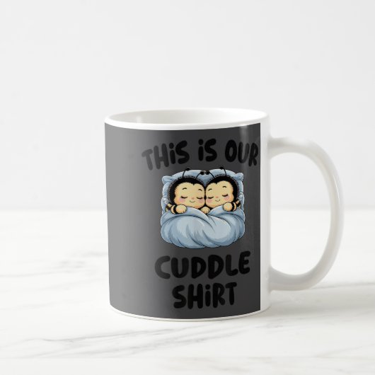 Cute Bee Lovers This Is Our Cuddle Kaffeetasse (Rechts)