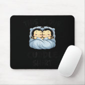 Cute Bee Lovers This Is Our Cuddle  Mousepad (Mit Mouse)
