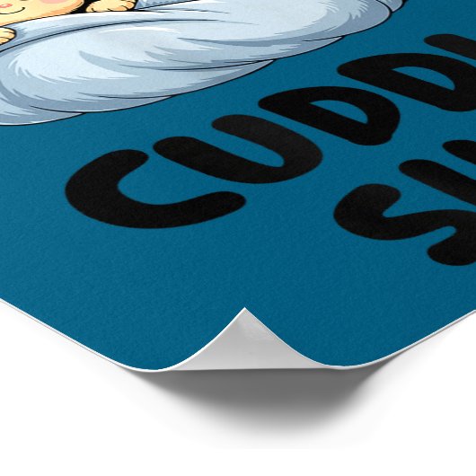 Cute Bee Lovers This Is Our Cuddle  Poster (Ecke)