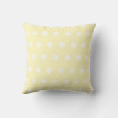 Cute Bee with Yellow Poka Dots-Customizable Kissen (Rückseite)