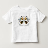 Cute Bees Illustration for Kids Kleinkind T-shirt (Vorderseite)
