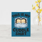Cute Bees Snuggle This Is My Cuddle  Karte (Gelbe Blume)