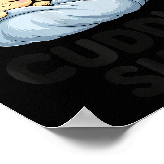 Cute Bees Snuggle This Is My Cuddle  Poster (Ecke)