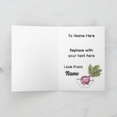 Cute Beet Valentine’s - My Heart Skip a Beet Karte (Innenseite)