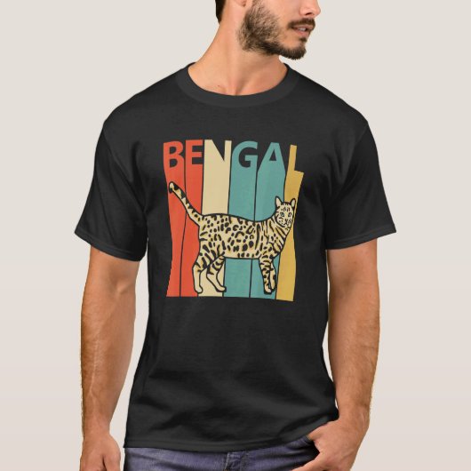 Cute Bengal Cat T-Shirt (Vorderseite)