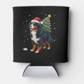 Cute Bernese Mountain Dog in a Christmas Tree for Dosenkühler (Vorderseite)
