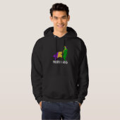 Cute Bernese Mountain Dog Lover Mardi Gras Party J Hoodie (Vorne ganz)