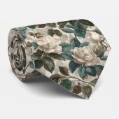 Cute Best Gifts For Men Gardenias Krawatte (Gerollt)