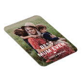 Cute BEST MUM EVER Heart Mother's Day Photo Magnet (Rechte Seite)