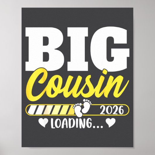 Cute Big Cousin Loading 2026 Promoted To Big Cousi Poster (Vorne)