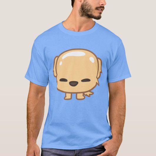 Cute Big Forehead Dog Meme boy T-Shirt (Vorderseite)