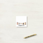 cute big&small dogs design post it post-it klebezettel (Auf Schreibtisch)