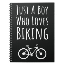 Cute Biking Gifts For Baby Boys Kids Cycling Biker Notizblock