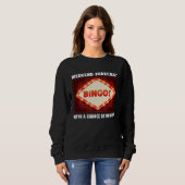 Cute Bingo Design For Casino Game Bingo Lover 3 Sweatshirt (Vorne ganz)
