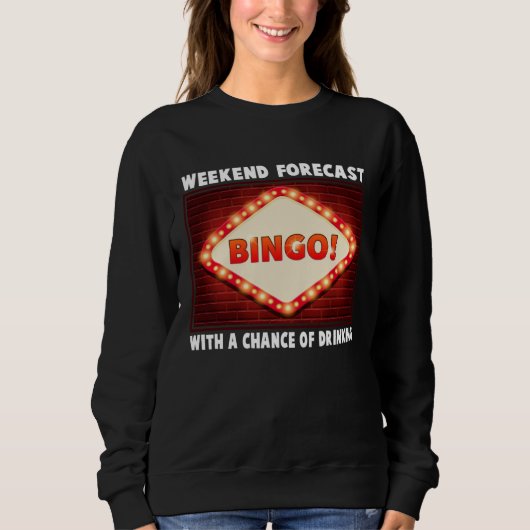 Cute Bingo Design For Casino Game Bingo Lover 3 Sweatshirt (Vorderseite)