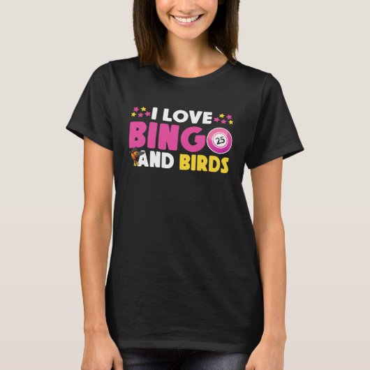 Cute Bingo Design For Casino Game Bingo Lover T-Shirt (Vorderseite)