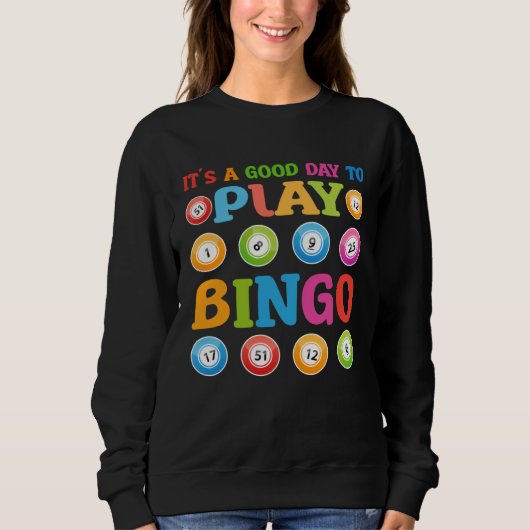 Cute Bingo For Casino Game Bingo Sweatshirt (Vorderseite)