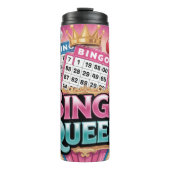 Cute Bingo Queen Thermosbecher (Vorderseite)