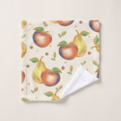 Cute Bird Apple Train Towel Set (Waschlappen)