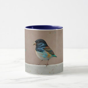 Cute Bird auf Zaun Art Mug Cup Tasse