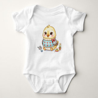 Cute Bird Baby Strampler