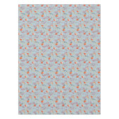 Cute Bird Blue Robin Winter Christmas Pattern Tischdecke (Vorderseite)