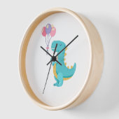 Cute Bird Kids Wall Clock – Soft Nursery Decor Uhr (Winkel)