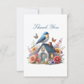 Cute bird lovers  dankeskarte (Vorderseite)
