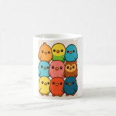 Cute birds mug kaffeetasse (Mittel)