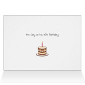 Cute Birthday Balloons Card for Stepbrother (Innenansicht Horizontal (Oben))