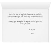 Cute Birthday Balloons Card for Stepsister (Innenansicht Horizontal (Unten))