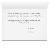 Cute Birthday Balloons & Confetti Card for Godson (Innenansicht Horizontal (Unten))