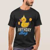 Cute Birthday Boy Duck T-Shirt (Vorderseite)