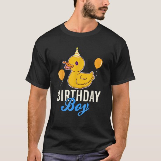 Cute Birthday Boy Duck T-Shirt (Vorderseite)
