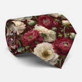 Cute Birthday Gifts For Men Ranunculus Floral Krawatte (Gerollt)