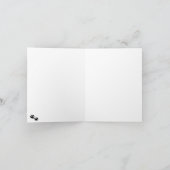 Cute Birthday Party Dogs Pattern Karte (Innenseite)