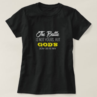 Cute Black and Yellow Bible Verse Christian Faith T-Shirt