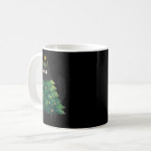 Cute Black Cat Christmas Tree Funny Kitten Lover X Kaffeetasse (Vorderseite Links)