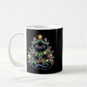 Cute Black Cat Christmas Tree Funny Kitten Lover X Kaffeetasse (Links)