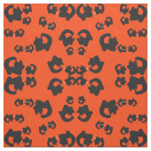 Cute black cat Halloween Stoff (Muster)