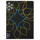 Cute Black Cat inder sky romntic\watercolor Klemmbrett (Rückseite)