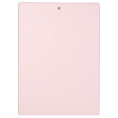 Cute Black Cat Pattern on Pastel Pink Klemmbrett (Rückseite)