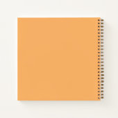 Cute Black Cat Under Mistletoe Christmas Planner Notizblock (Rückseite)