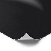 Cute Black Ghost Poster (Ecke)