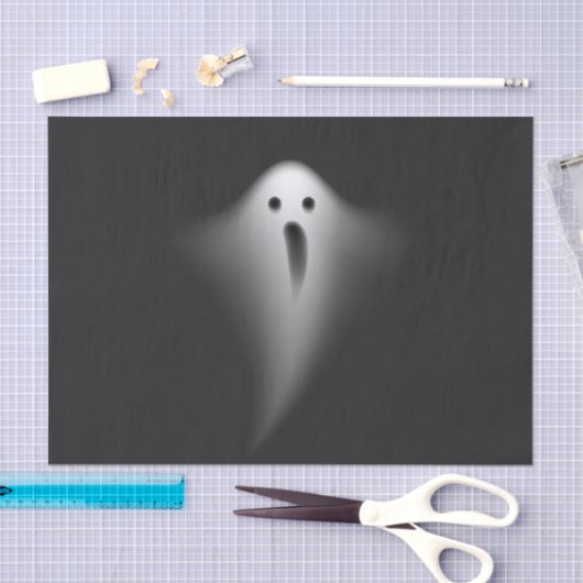Cute Black Ghost Seidenpapier (Handwerk)