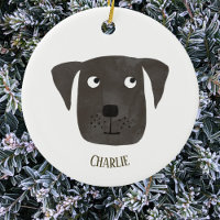 Cute Black Labrador Retriever Dog