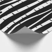 Cute black white tree pattern mouse pad drum stick geschenkpapier (Ecke)