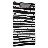 Cute black white tree pattern mouse pad drum stick klemmbrett (Rechts)