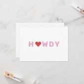 Cute Blank Greeting Card Karte (Vorderseite/Rückseite Beispiel)